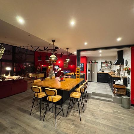 Loft Spa Reims-fr 200m2 privatifs, piscine intérieure chauffée, spa et parking Esterno foto
