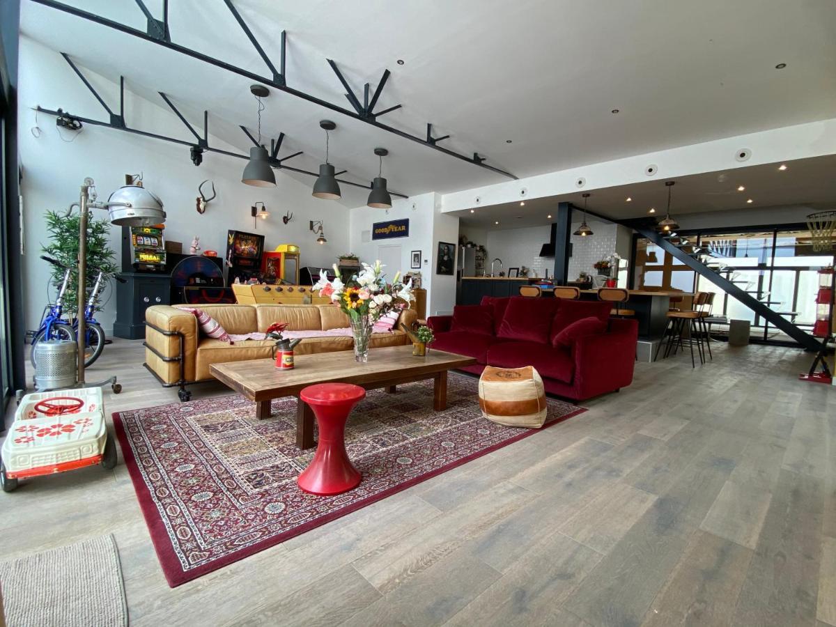 Loft Spa Reims-fr 200m2 privatifs, piscine intérieure chauffée, spa et parking Esterno foto