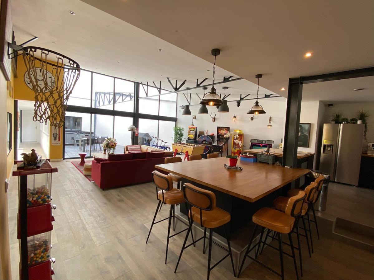 Loft Spa Reims-fr 200m2 privatifs, piscine intérieure chauffée, spa et parking Esterno foto